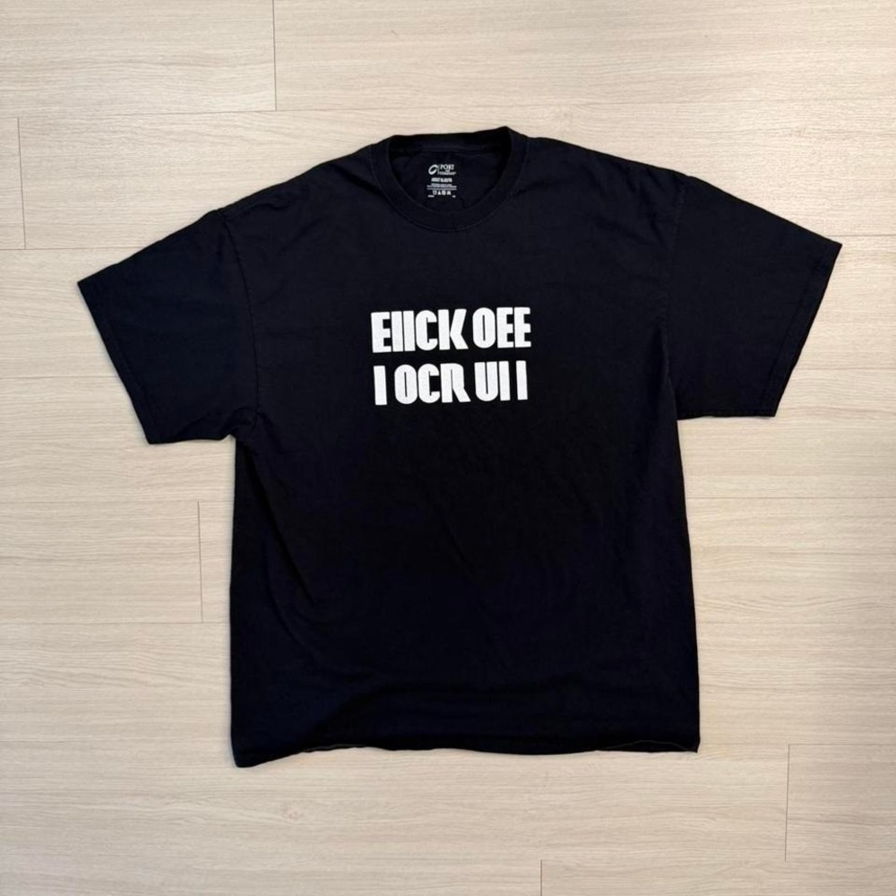 F Off Black Shirt Men's Size XL